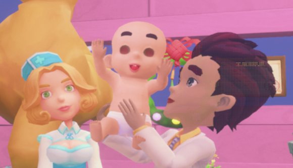 PatheaGames's tweet image. #funnybug Creepy baby I got. 😂😂😂No, this is not a horror game!😱😱😱  #Indiegames #indie Tell us your funny or creepy baby you got in #MyTimeatPortia