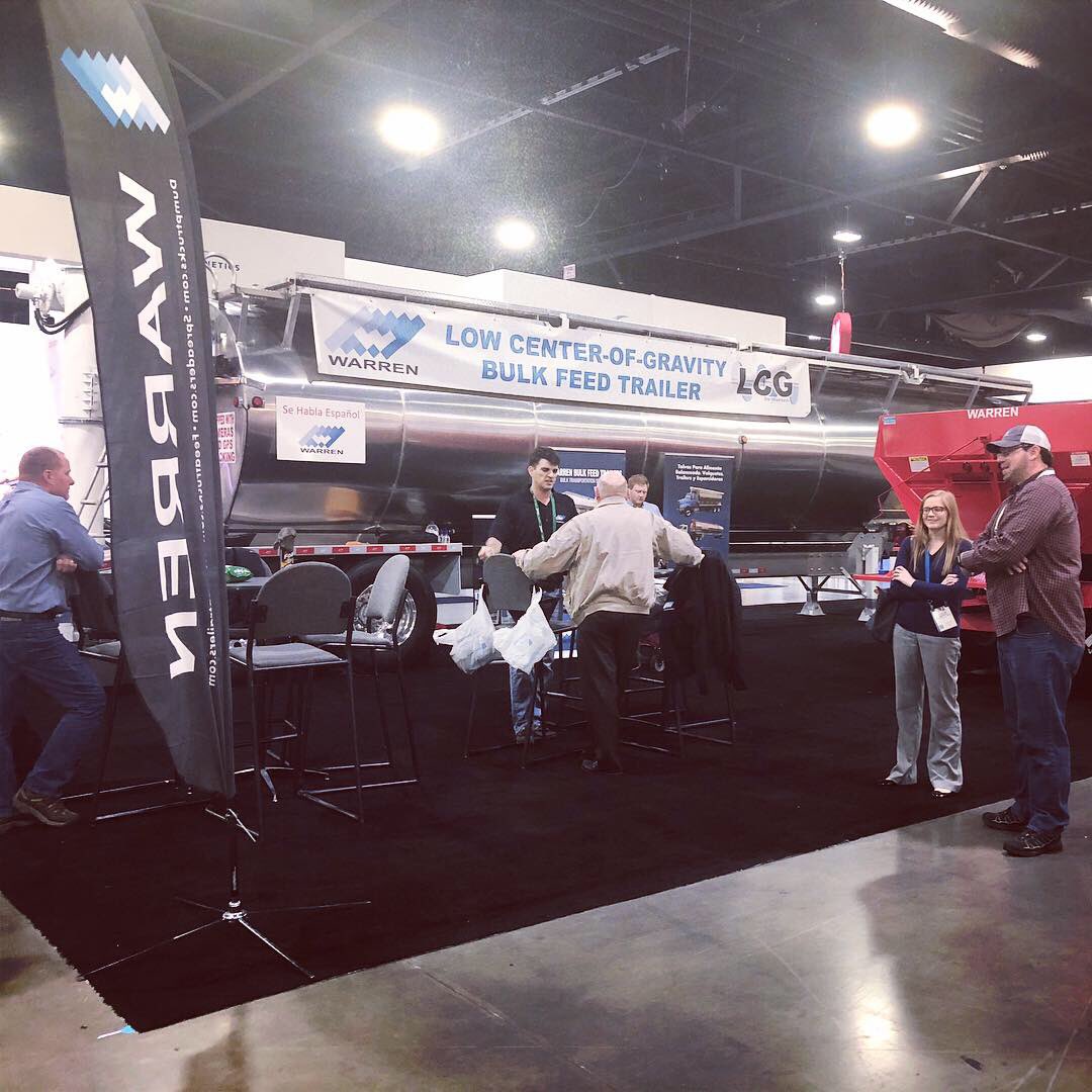 WarrenCompanies's tweet photo. Can you believe we’re less than 2 weeks from @IPPEexpo 2019!? Here’s a #FlashbackFriday photo for you! #feedtrailer #truckequipment #IPPE #USPoultry #agspreader #LCGtrailer #bulkfeedtrailer #litterspreader #IPPE19 #TeamWarren https://t.co/FVPELC5z0J
