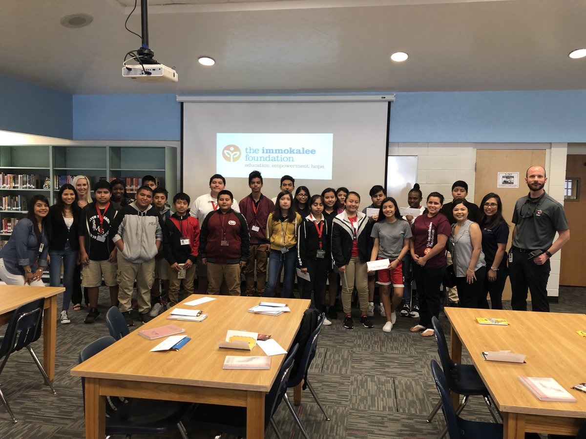 IMS_Indians's tweet photo. Congratulations to the newest group of Take Stock in Children recipients. Many thanks to @ImmokaleeFound for all of their continued support of student achievement and development @collierschools #ccpsuccess #ccpsfamily https://t.co/R9l9tR7t7D