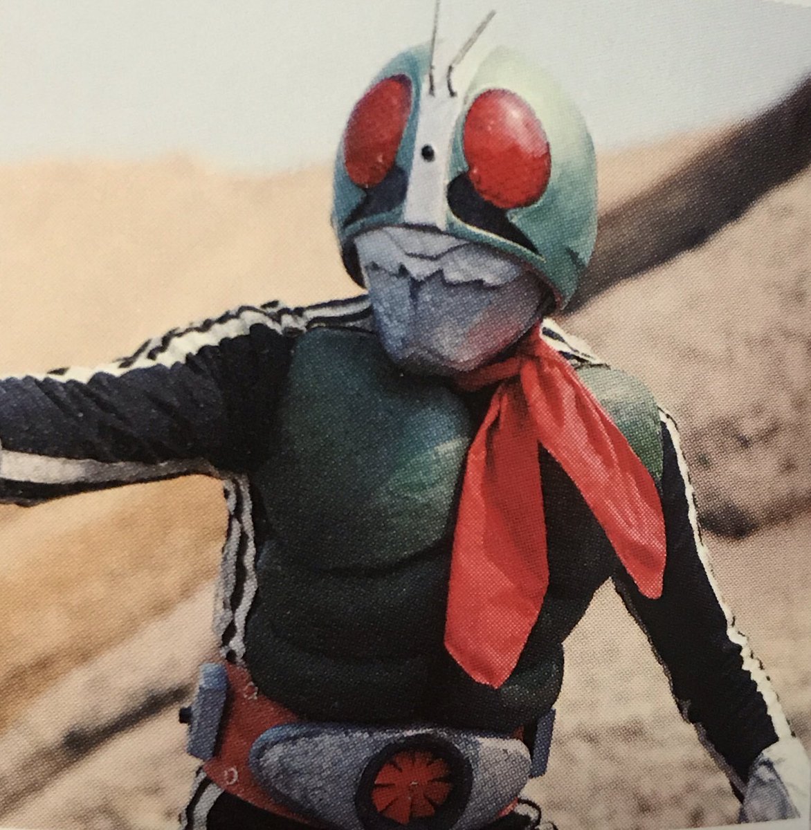 コスプレ、仮面ライダー新1号マスク大人用