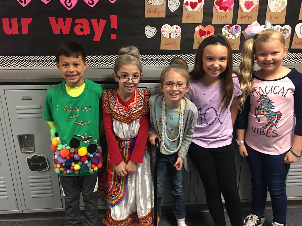 100th Day of school!!   Sequins, fuzzies and little ol grannies!