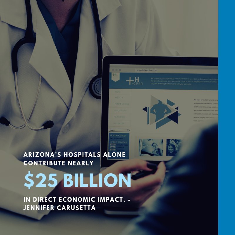 Did you know nearly 100,000 Phoenix residents are employed by the health care industry? Our client and <a href="/HealthSystemsAZ/">HSAAZ</a> Jennifer Carusetta discusses the need for even more in this week's op-ed for the <a href="/phxbizjournal/">Phoenix Business Journal</a>: bizjournals.com/phoenix/news/2…