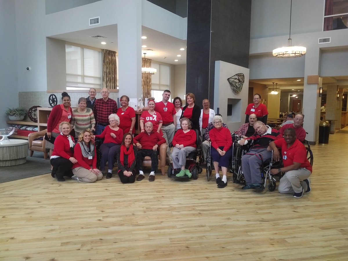 #TrilogyGoRed #harrisonscrossinghc Team Harrisons is looking good in our Red.