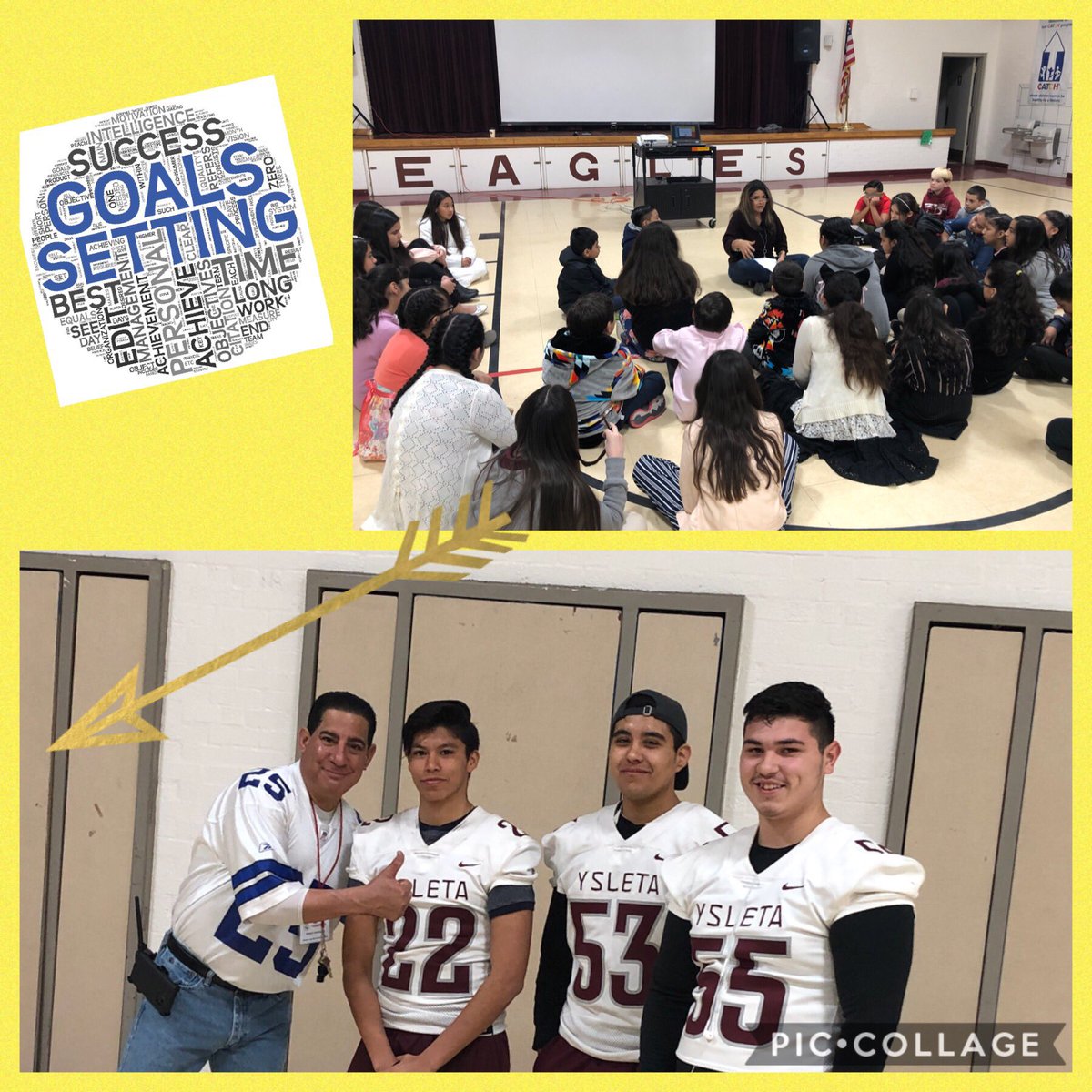 love_learning23's tweet image. #amazingleader @SouthLoopES     Mrs. Myers meeting with 5th grade students #crunchtime #goalsetting @YHSftbl @YsletaISD #TheDISTRICT