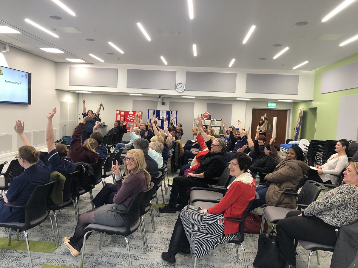 SWBH Clinical Informatics Team (@swbhteam) on Twitter photo Nurses at the Chief Nurse Summet asked for a show of hands - those that have completed their Unity training. Great stuff #Unity #EPR #training <a href="/SWBHnhs/">SWB NHS Trust</a> <a href="/PaulaGardner64/">Paula Gardner</a> <a href="/CernerUK/">CernerUK</a> Nurses at the Chief Nurse Summet asked for a show of hands - those that have completed their Unity training. Great stuff #Unity #EPR #training <a href="/SWBHnhs/">SWB NHS Trust</a> <a href="/PaulaGardner64/">Paula Gardner</a> <a href="/CernerUK/">CernerUK</a>