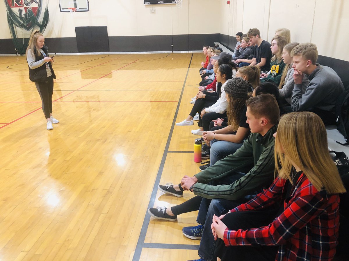 Sports_RHS's tweet photo. FCA this morning was led by the boys’ basketball managers. Their message on “Dealing with Frustration” was awesome! #FaithFoodFun https://t.co/XlJEKWc8HF