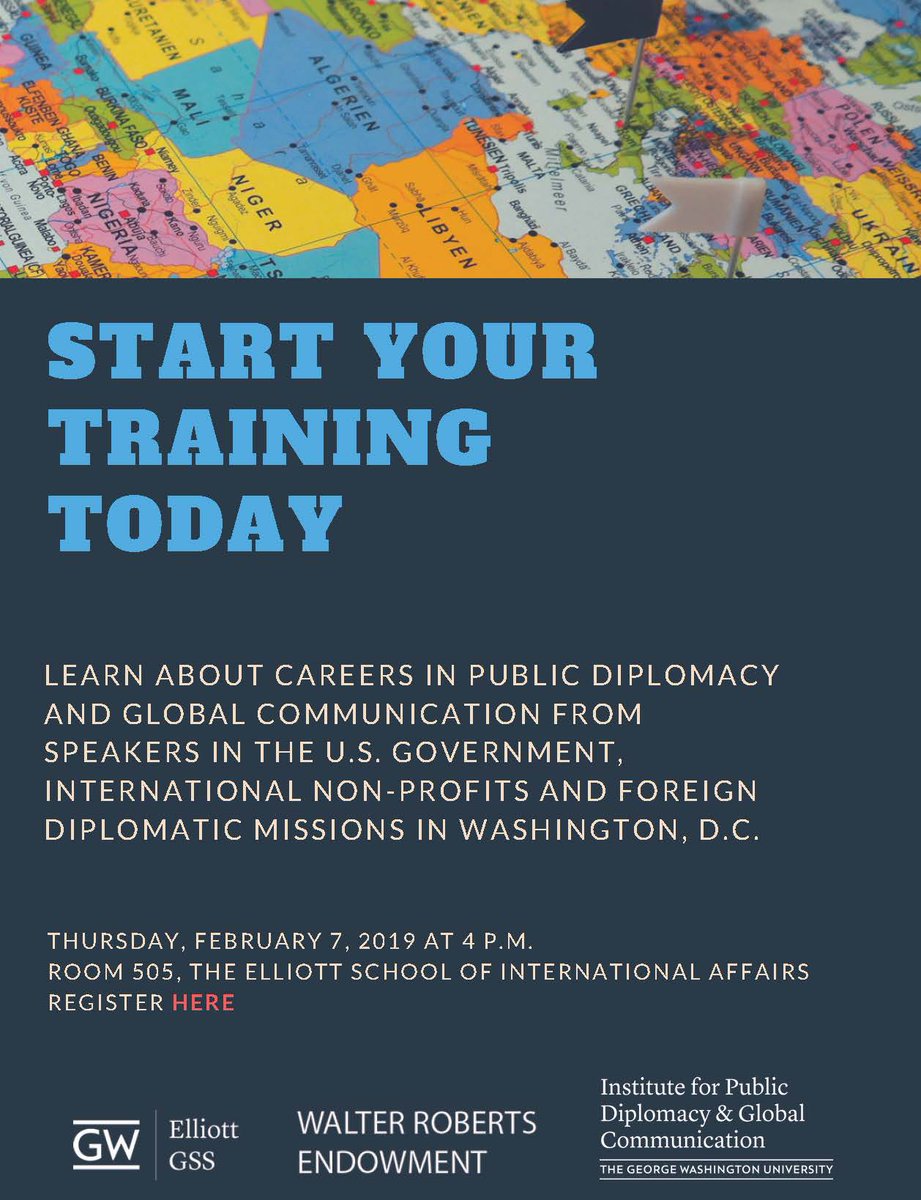 IPDGC's tweet photo. It's happening next week! RSVP here: https://t.co/4jjaRpCAsR
#publicdiplomacy #PDjobs #ElliottProud #SMPAProud https://t.co/MW9qlXod39
