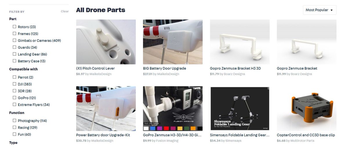 ACE7977's tweet image. You have a part from your drone broken?
Check out if you can replace it with a 3D printed one!!
#drones #3DPrinting #droneracing 

shapeways.com/marketplace/te…