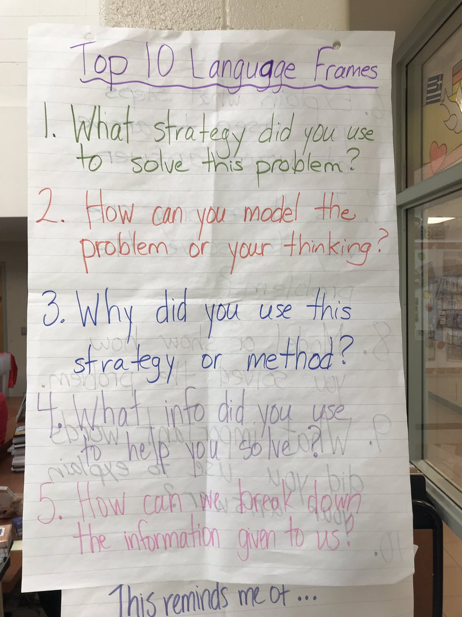 smy_nobleton's tweet photo. PA Day activities in full force @smy_nobleton #languageframes #ycdsbmath https://t.co/N8fPOgSmlR