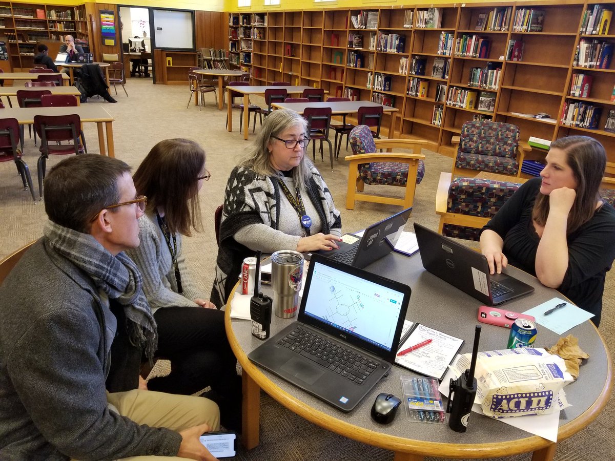 clwright_innov8 (@clwright_innov8) on Twitter photo This is what intense PBL lesson collaboration looks like at HSHS. #meetingoftheminds #HLP <a href="/HSHS_Teachers/">HSHS_InstructionalCoach</a> <a href="/springerlibrary/">HSHS Library</a> This is what intense PBL lesson collaboration looks like at HSHS. #meetingoftheminds #HLP <a href="/HSHS_Teachers/">HSHS_InstructionalCoach</a> <a href="/springerlibrary/">HSHS Library</a>