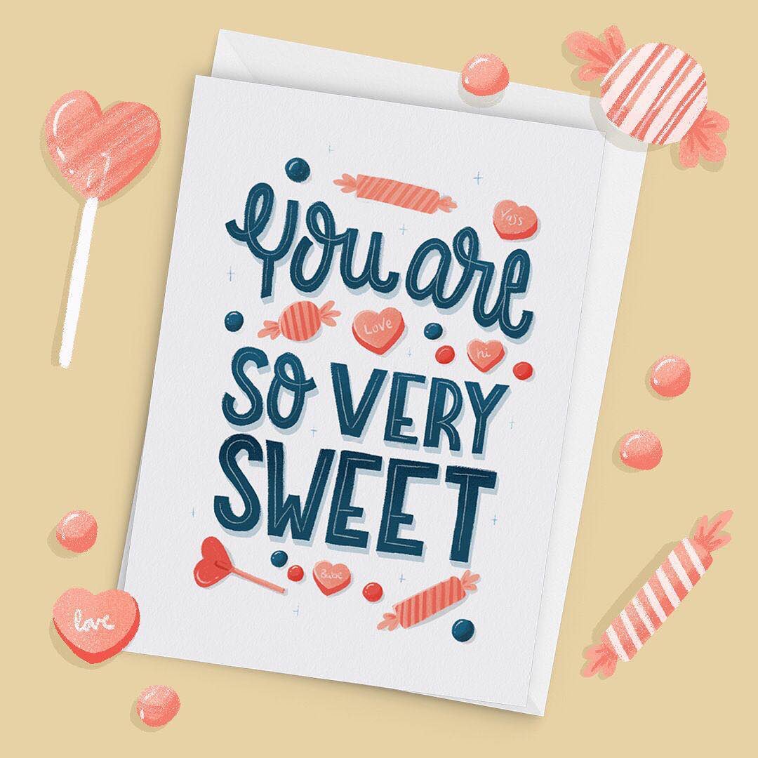 inkwellboutique's tweet image. New Arrivals! Delightful #handlettered cards by local artist, @CrystalPicard!