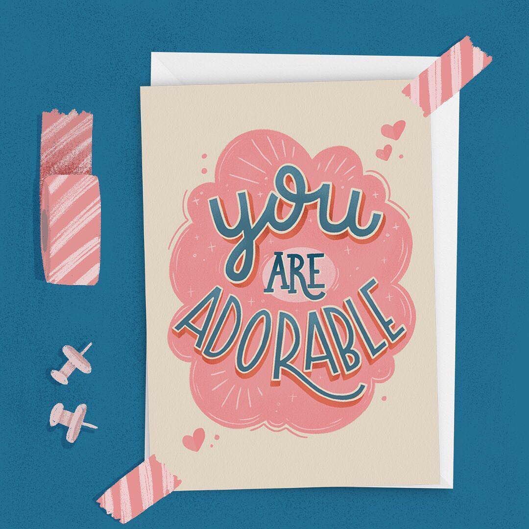 inkwellboutique's tweet image. New Arrivals! Delightful #handlettered cards by local artist, @CrystalPicard!