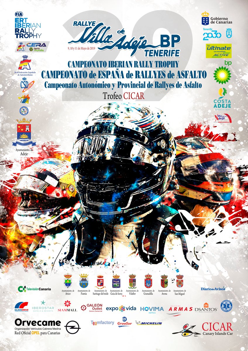rallyeadeje's tweet photo. Un “INTENSO Fitur” da pie al arranque oficial del 29 Rallye Villa de Adeje BP Tenerife Trofeo Cicar. Comunicado completo 👉https://t.co/uHVZ5tecvO 

#FIAERT #CERA #RallyeAdeje https://t.co/YJ14kcfZE8