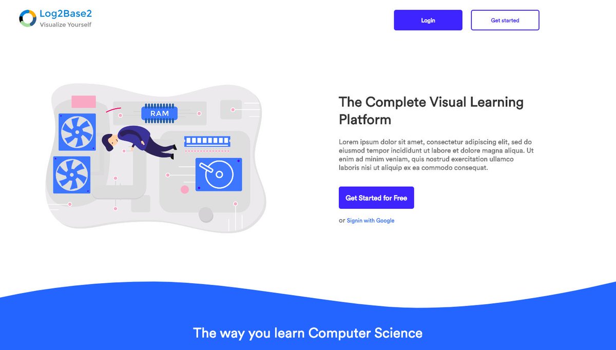 log2base2's tweet image. We've got something new for you this Sunday! Yes, the brand new version of #Log2Base2 is all set for launch this Sunday. This new version will change the way you learn computer science. Keep in touch for more updates. 😊