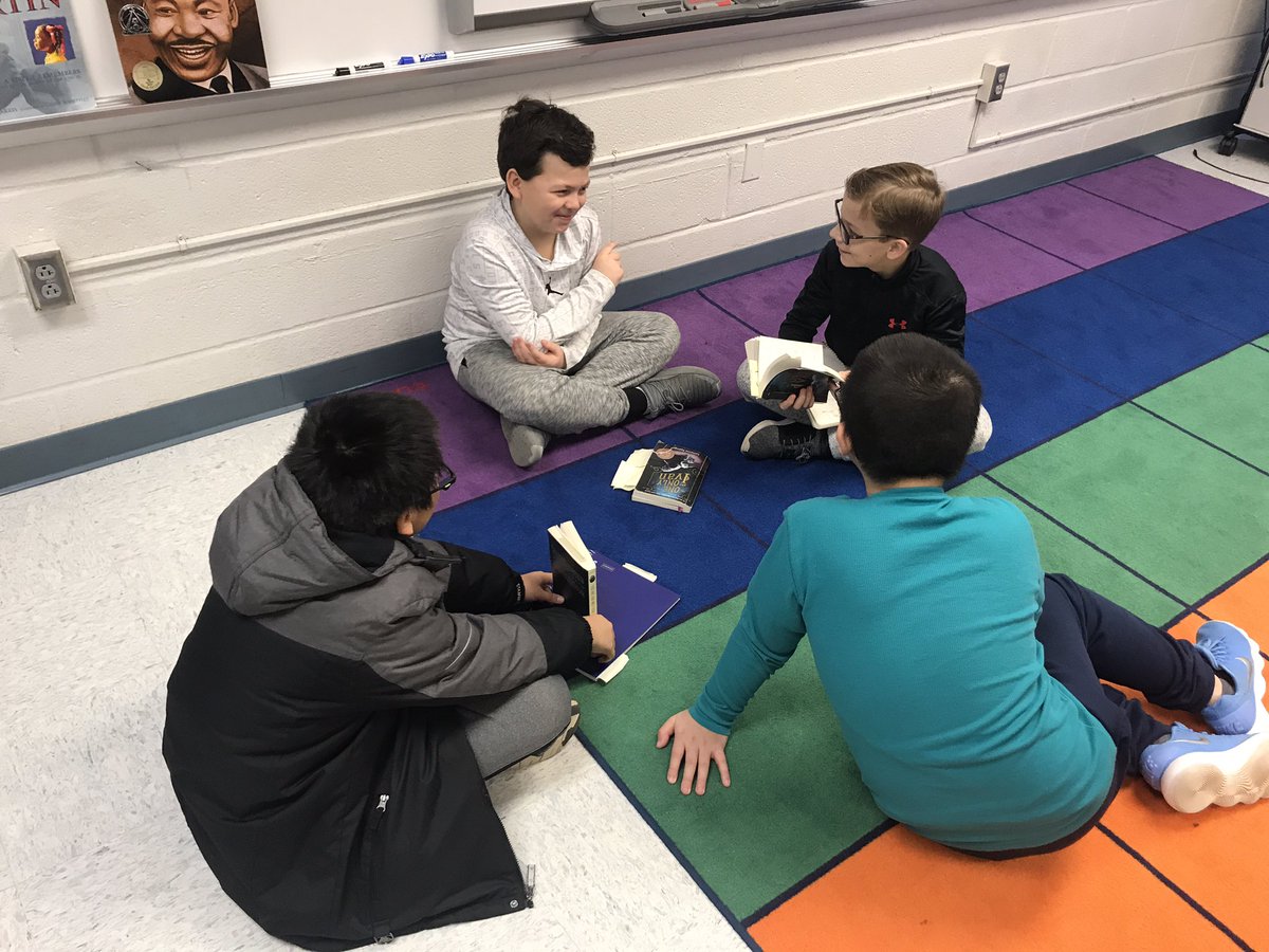 5thGradeBHES's tweet photo. We’ve been having thoughtful conversations in our Fantasy book clubs this month! #fantasybooks #bookclubs #tcrwp https://t.co/YMeZcwNsWy