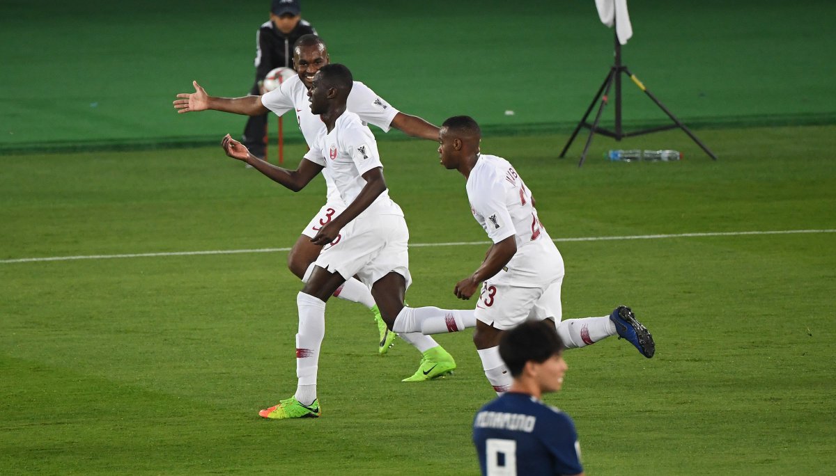afcasiancup's tweet photo. ⏱ FULL-TIME | 🇯🇵 Japan 1-3 Qatar 🇶🇦 

Qatar's three goals crown them #AsianCup2019 champions! https://t.co/jfIUYRTsCZ