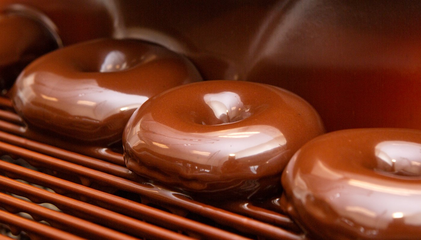 Krispy Kreme on Twitter: "The first bite of a Chocolate Glazed Doughnut =  the ultimate #FridayFeeling. Get yours in shops today only, February 1!  https://t.co/sGZprjoAkK" / Twitter