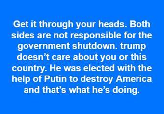 y_carlpj53's tweet photo. @realDonaldTrump Wanna know something “really sad”? Our Putin Prostitute Prex “Golden Shower” is owned by Putin-Controlled by Putin-Paid by Putin & Republicans Don’t Care! The Democratic Party is our only way out of this CHAOS.Get involved & help them seek the TRUTH
#FBRParty
#DemocratsWinAGAIN https://t.co/kF3sqgJUce