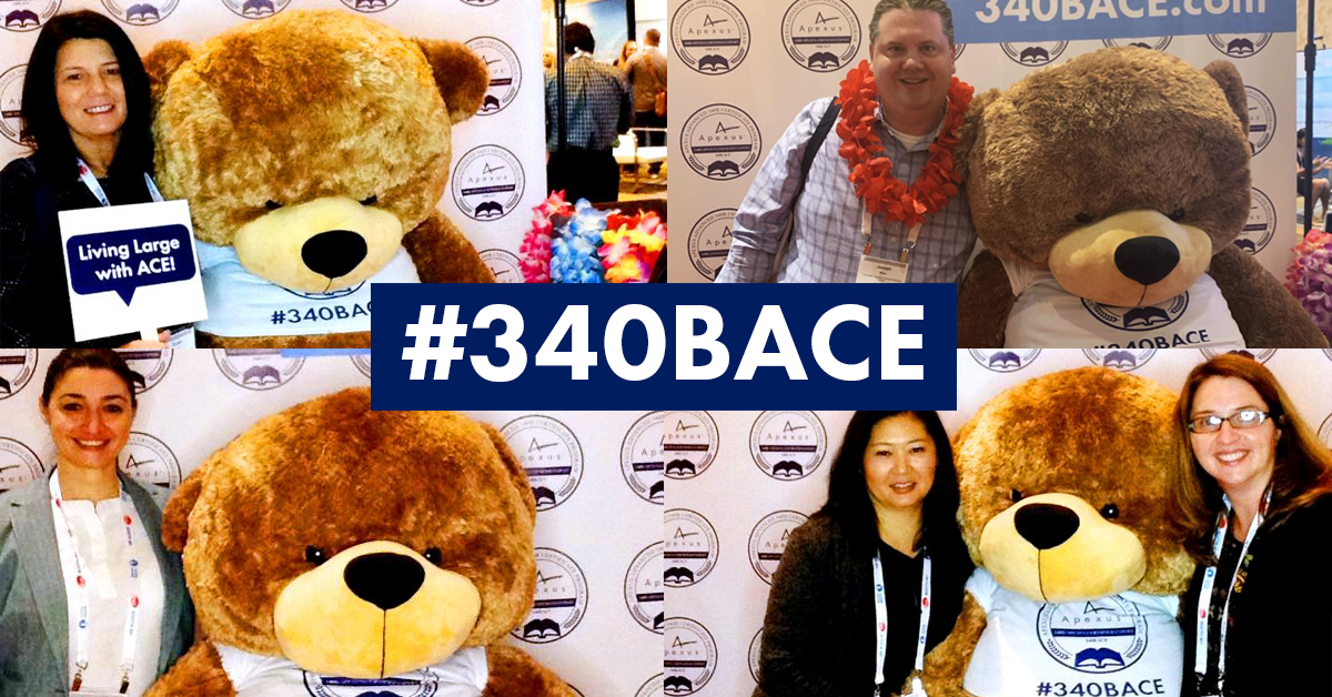 Apexus340B's tweet photo. A few others aren’t going home empty-handed. Danielle Sestito, Tori Hong, Joseph Moss, and Donna Cox are our photo booth contest runners-up. Stop by booth 127 to claim your prize!
A special thank you goes out to everyone participated. #340BACE #340BConf #340B https://t.co/vd5j3Uqaa0