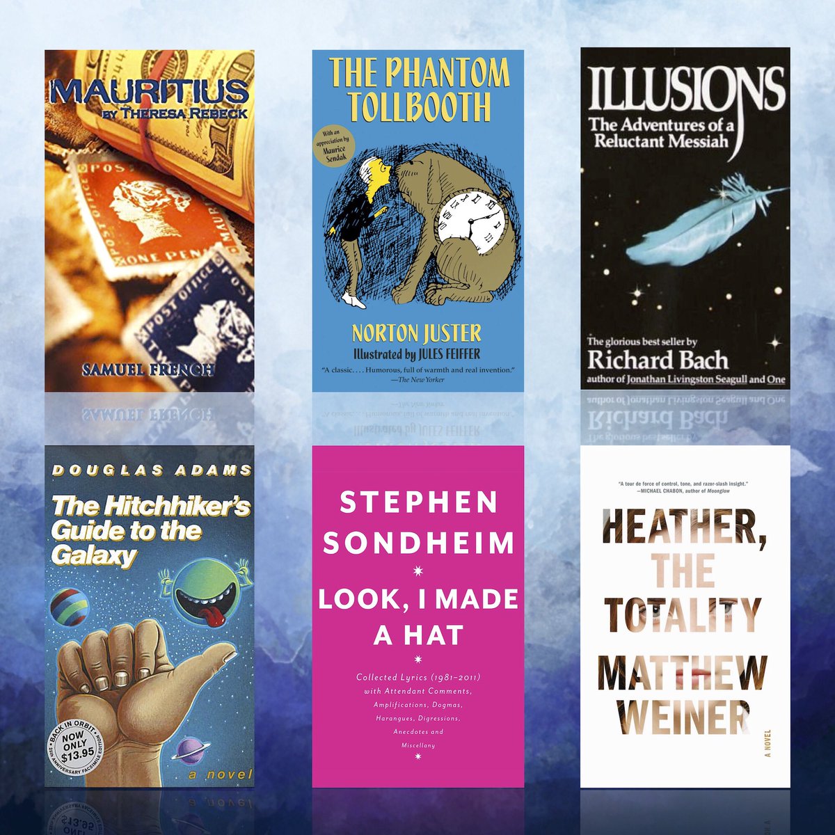 MathiasHSE's tweet photo. I have accepted a challenge from @SaidJacquie and @JENDTORRES to post 7 books I love: just covers, no reviews or explanation. I am posting all 7 now because otherwise I will forget. Others are welcome to join in, but I wonโt publicly challenge anyone. Donโt @ me. #offtoread ๐๐ https://t.co/sKuW5ptuJr