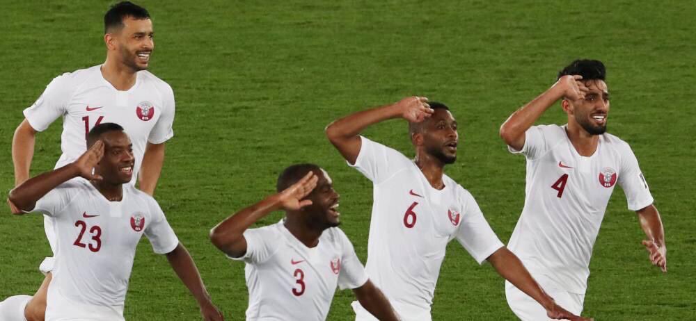 Aspetar's tweet photo. 🏆 أبطـــــــــال 🏆

#قطر 🇶🇦 تحصد أول لقب #كأس_آسيا في تاريخها!
ألف مبروك يا الأدعم
🇶🇦🇶🇦🇶🇦🇶🇦🇶🇦🇶🇦🇶🇦🇶🇦
#نفتخر_فيكم
#قطر_اليابان
#AsianCup2019
#قطر https://t.co/CXQ3qSy43z