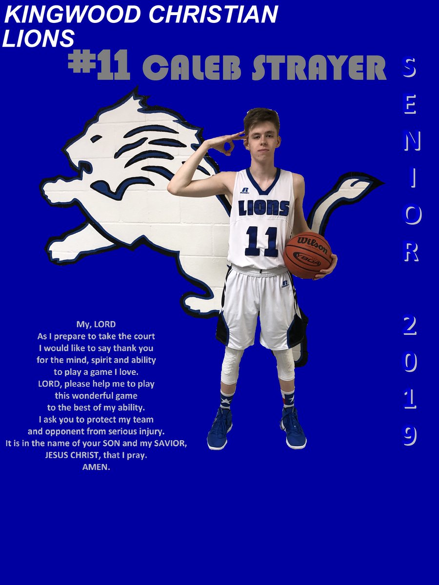 KCSBBallNation's tweet photo. #11 - Caleb Strayer
#KCSLions #KCSBBallSeniorNight2019 https://t.co/k3M8I3e0fe