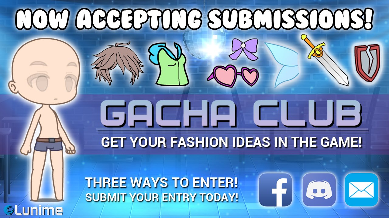 Lunime on X: Gacha Club is coming! Do you want to get your ideas