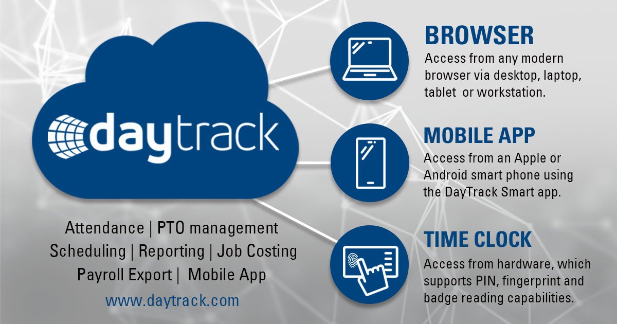 SynelAmericas's tweet photo. With DayTrack, there are various ways features can be defined to work for your growing business #smallbiz #startup https://t.co/wQM6RuaW1n https://t.co/pLvYqbGzoX