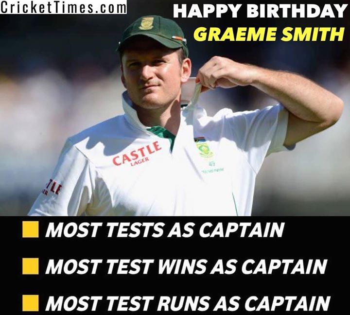 Happy Birthday, Graeme Smith  