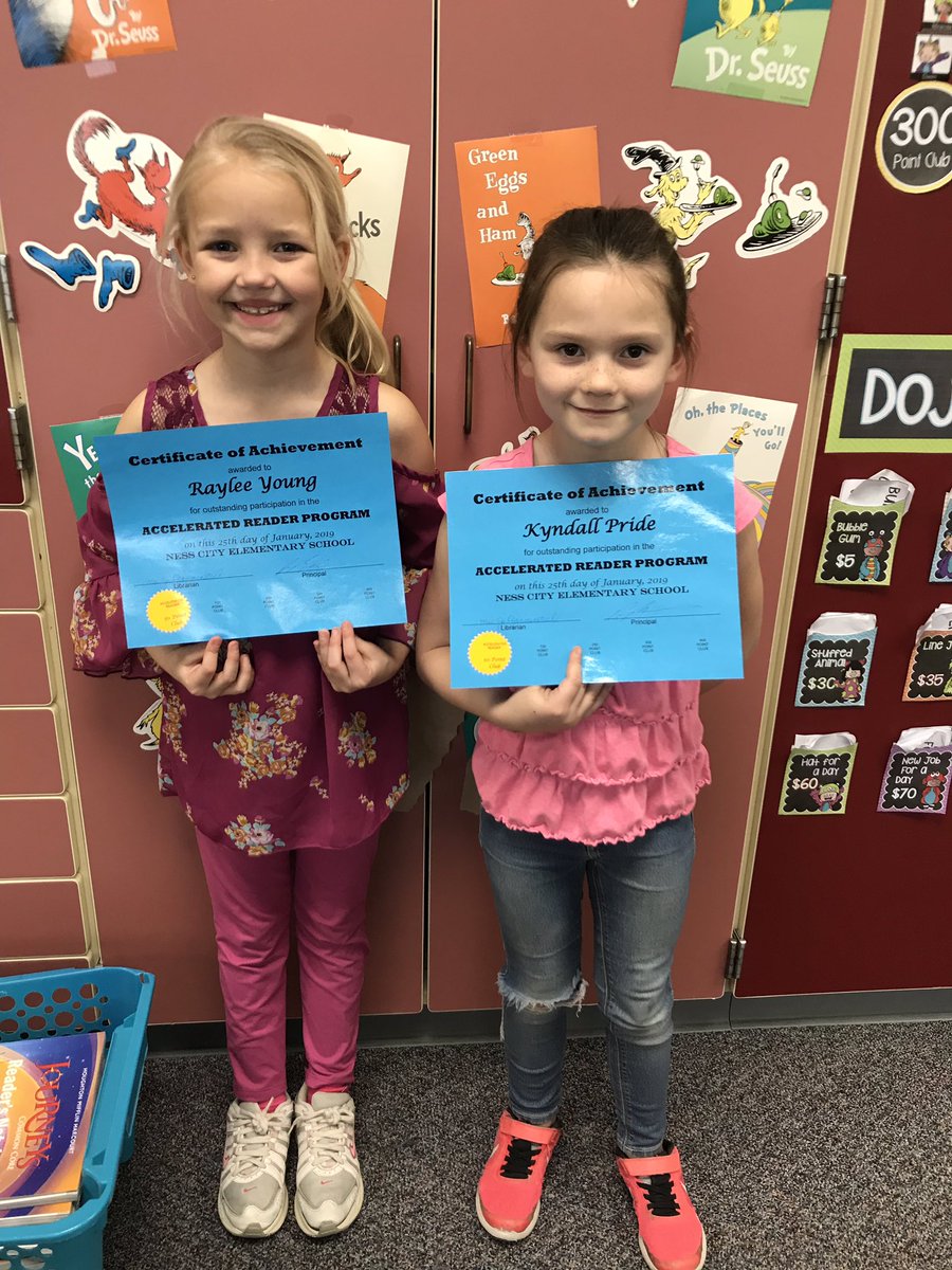 NCGSLMC's tweet photo. These girls have been doing a lot of reading and earned their AR Certificates!!  #usd303 https://t.co/LyvaxqcC36