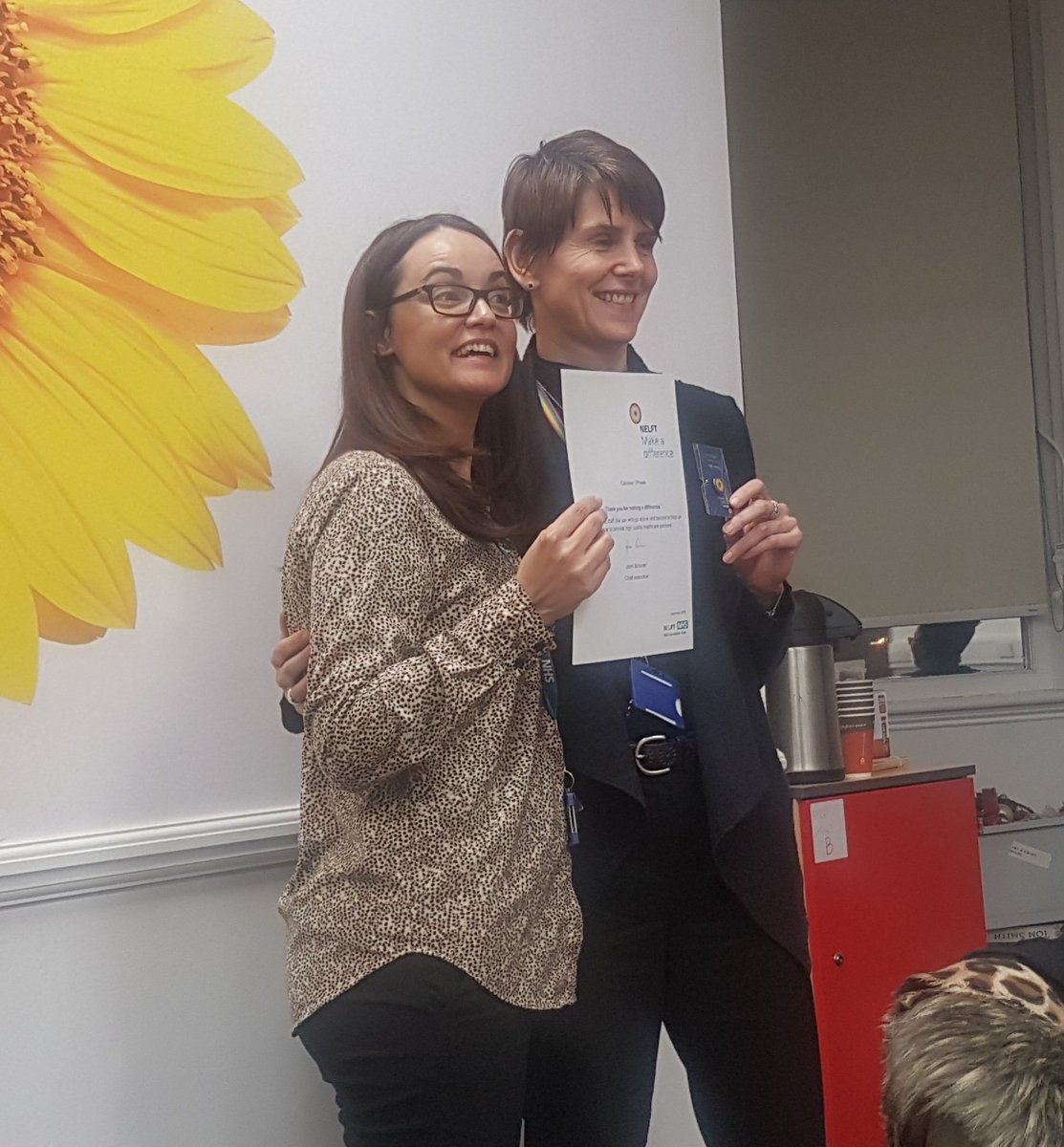 kieran_ot's tweet photo. Congratulations to all of the NELFT A&amp;RD Occupational Therapists picking up their Make A Difference Awards  this week @queenof60s @ot_natalie @Lisa_k_OT @carolineohaire1 and Sean Bowen. 
Demonstrating the #ValueOfOT 
@NELFT_AHP @NELFT_OT @Joseph66Fielder @theRCOT @bewseyr https://t.co/jx4SFQ2Now