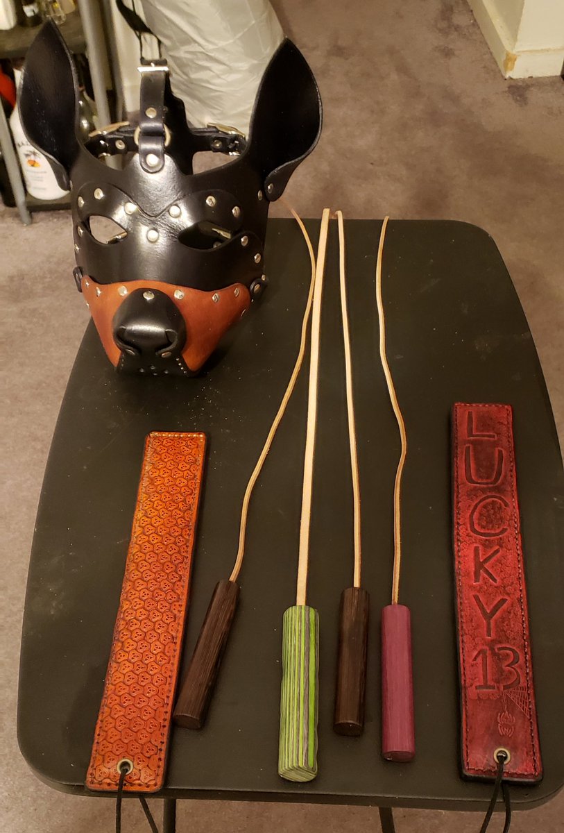 sublime_sir's tweet photo. Mission complete all this finished in 16 hours. One dog mask, two thumpers and four rattails https://t.co/E1fJyqdCBd