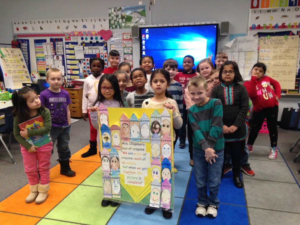 thefancyteacher's tweet photo. World Read Aloud Day 2019 #pattiepanthers #GetLoudReadAloud  We celebrate our uniqueness and kindness to others. https://t.co/uQS77jBvcu