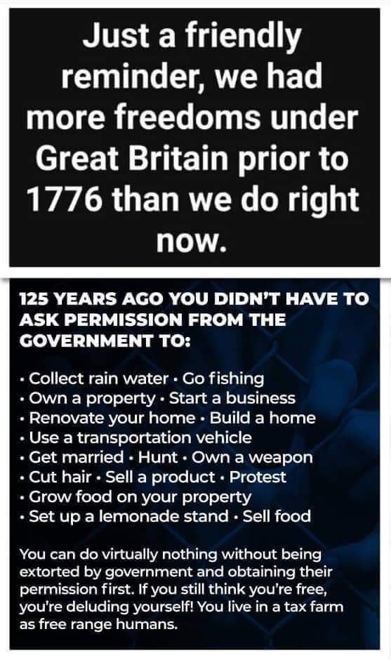 MikeRage02's tweet photo. Think about it.  No race color or creed matters. We are essentially free slaves. 
#TaxationIsTheft #MAGA #PatriotsNation #CORRUPTION #AmericaFirst https://t.co/tOr1bcfEiq