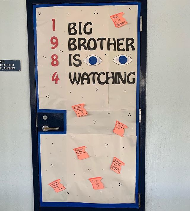 Wharton_Library's tweet image. An oldie but goodie #1984 #clw2019 #doordecoratingcontest