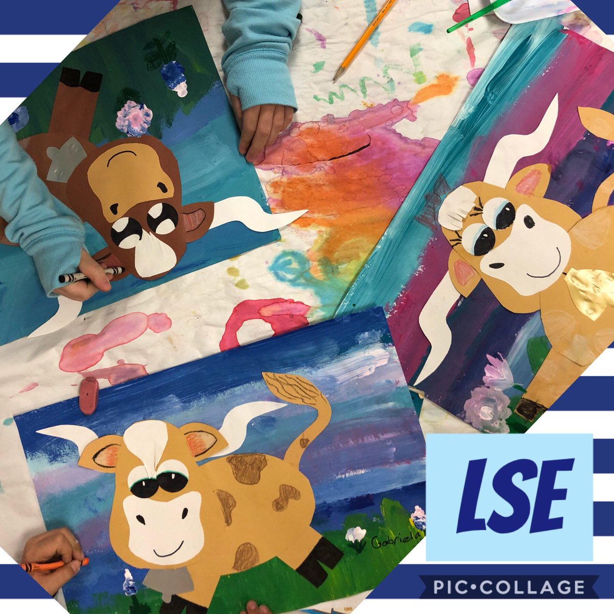 kellymann90's tweet photo. Livin’ that Longhorn Life! 2nd graders hard at work on their longhorns, getting ready for Boot Scootin’!!! @graciemespinoz4 @Jkuhlmann4567 @NISDLeonSprings #ThisIsLSE https://t.co/nxjBkPOcDl
