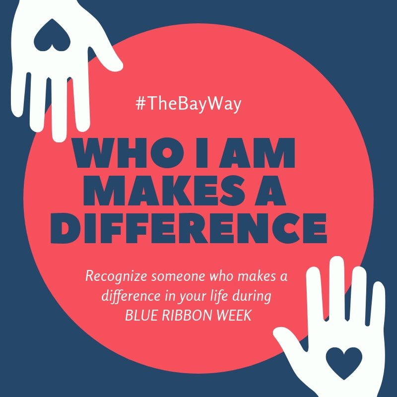 Find out about the Blue Ribbon Project during all lunches #TheBayWay
