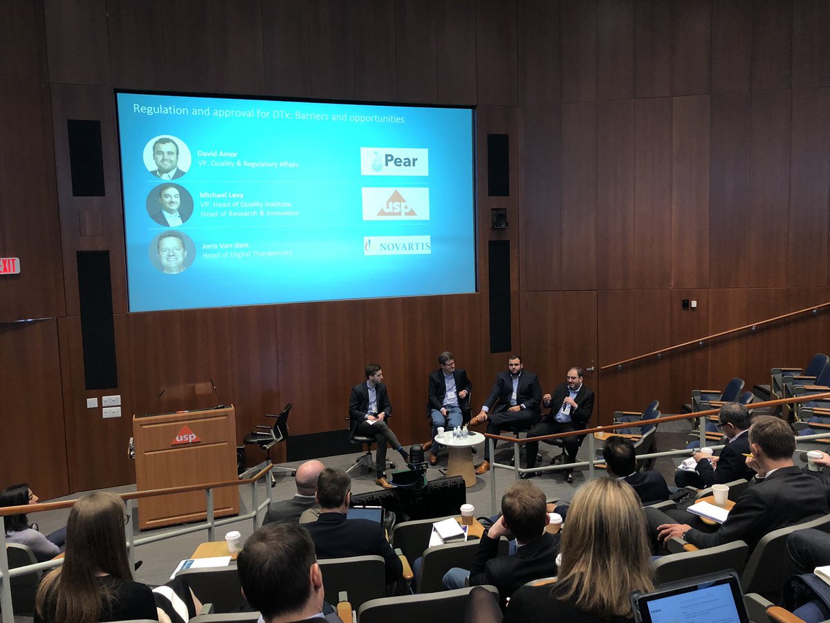 Excited to learn how <a href="/Novartis/">Novartis</a>‘s  <a href="/DamJoris/">Joris van Dam</a> has worked with <a href="/Pear_Tx/">Pear Therapeutics</a> to match clinical trial vocabulary, e.g. PK with technical vocabulary, e.g. usability when working on #digitaltherapeutics #dtvalueconf2019