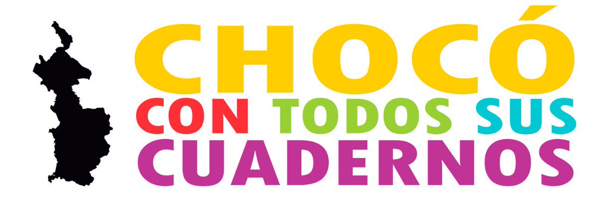 choconcuadernos's tweet photo. Campaña social que busca contribuir al desarrollo del chocó ppr medio de educación... https://t.co/CtWRTYyljO
