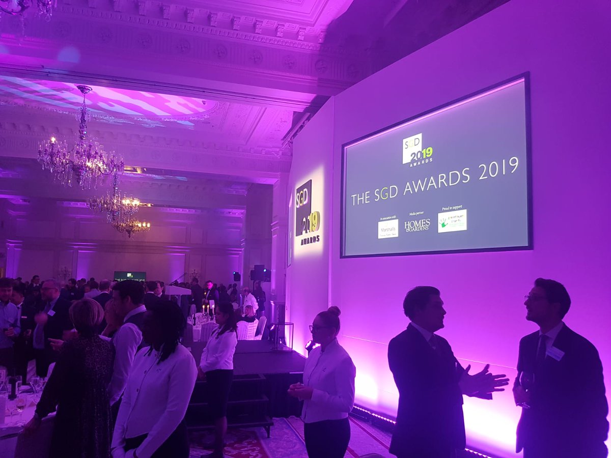 It's all getting very exciting at @The_SGD awards! @Giles_At_CED @Tiersales_Dan   #sgdawards #SGDAwards2019