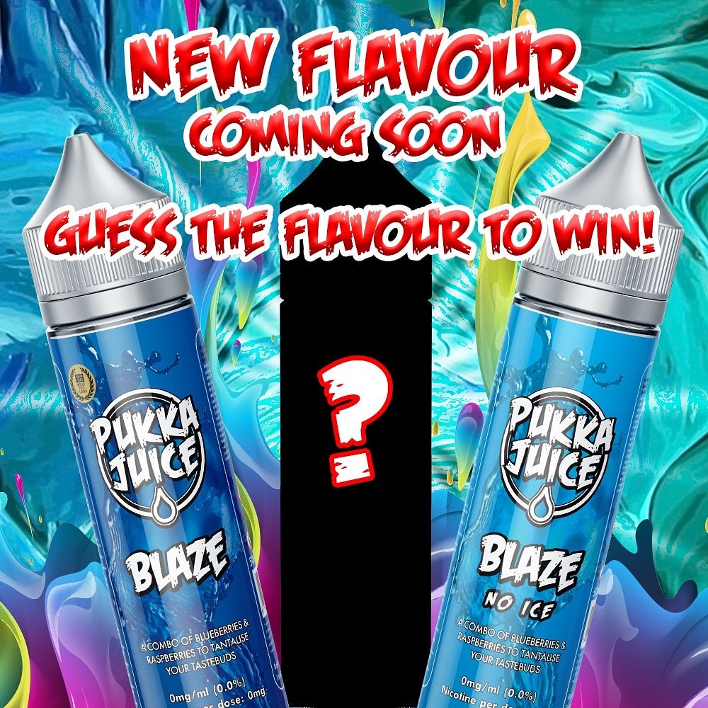 Guess the flavour to win a bottle of our new Juice!
-
The reveal will take place on Monday!
-
ALL winners will receive a bottle... You do not want to miss out!
-
#Giveaway | #VapeGiveaway | #PukkaJuice | #PukkaTakeOver | #UKVape | #Vape |#Vapelife | #Vapeon | #Vapenation |