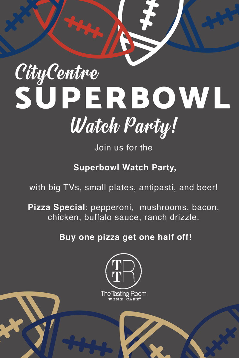 Hey #MemorialCity! Not in the mood to host for the big game this Sunday? Our chefs created a limited edition pizza for the game and we’ll be offering a Buy One, Get One Half Off deal on all our pizzas! Tag a friend to come join you at our watch party 🏈