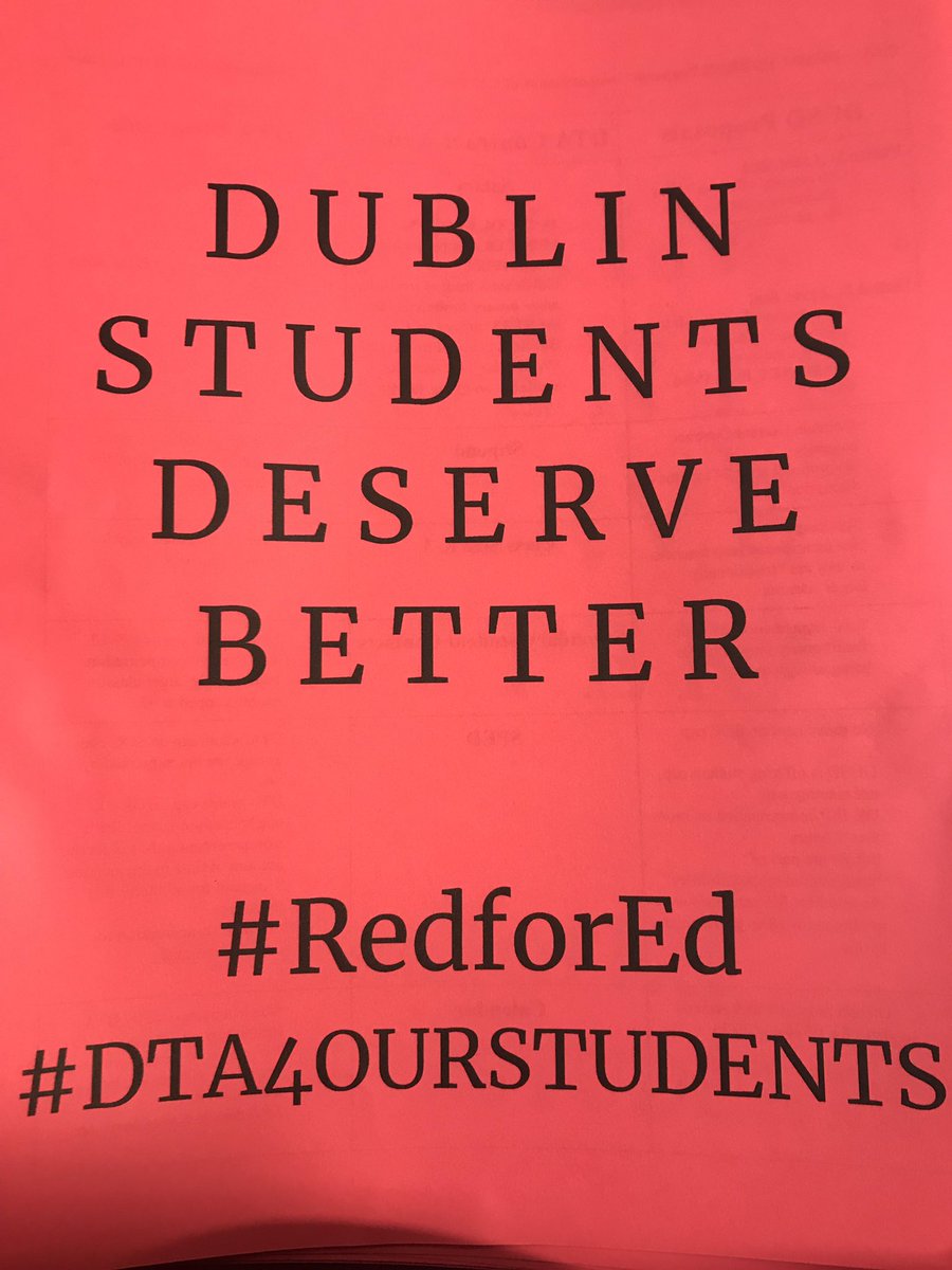VallejoErin's tweet photo. #redfored #dta4ourstudents #standtogetherwintogether #iamateacher @DUSD4kids https://t.co/z0ItvhOUEW