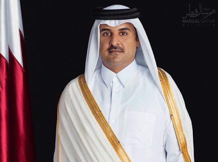 Marsalqatar's tweet photo. سمو الأمير @TamimBinHamad يتلقى اتصالا من صاحب السمو أمير دولة الكويت الشقيقة يهنئ فيها سموه بفوز المنتخب القطري بكأس آسيا ٢٠١٩
#مرسال_قطر https://t.co/IEsp0k4W5E