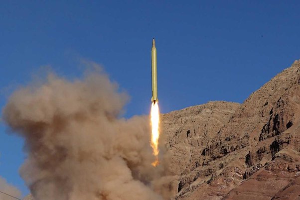 10)“… details on the base and missiles that Iran would likely park there, including the Ghadr-100A with a possible range of 3,000 km or about 1,800 miles.”(File photo)