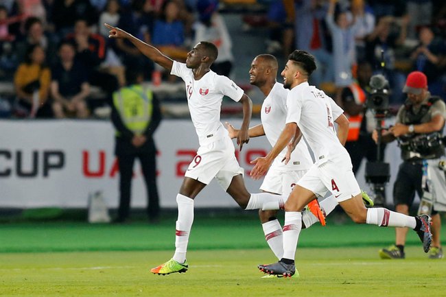 FlashscoreFR's tweet photo. Le Qatar 🇶🇦 a dominé le Japon 🇯🇵 (1-3) pour remporter la première Coupe d'Asie de son histoire !
https://t.co/VhKR0P8bBP
#JAPQAT #AsianCup2019 #AsianCupFinal https://t.co/I7cF5OkCta