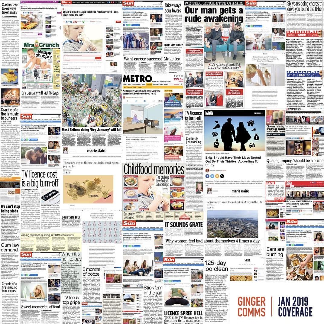 gingercomms's tweet image. Starting 2019 as we mean to go on! #nationalcoverage #earnedmedia