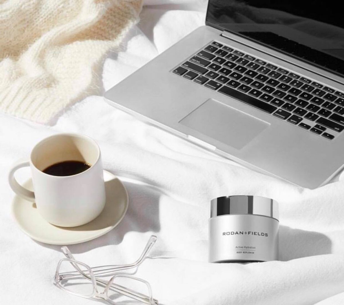 BCavanaugh's tweet image. One of these things is a magical elixir that gets us out of bed in the morning. The other is coffee...also necessary as we rise and shine our way into the weekend. #reflife #rfskin #hydration #glownation