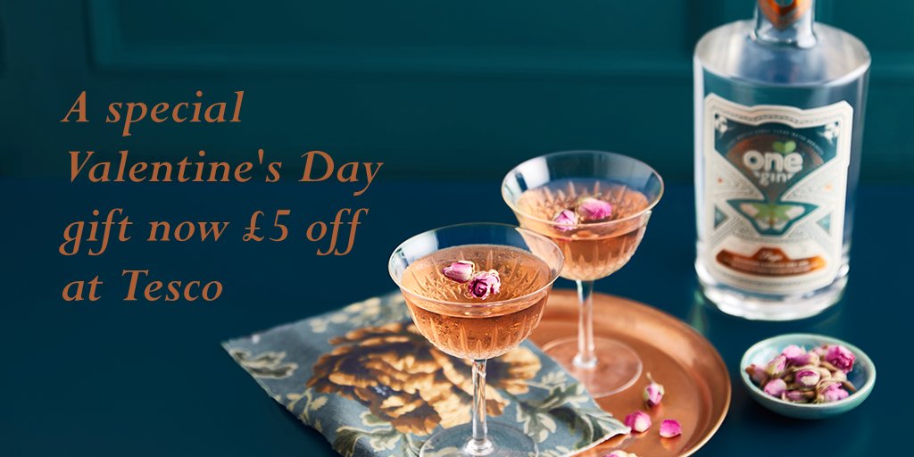 Treat someone special to a Valentine's Day gift with a difference this year. Purchase a bottle of award winning One 'sage' Gin that funds clean water projects for just £25 in selected <a href="/Tesco/">Tesco</a> stores or online bit.ly/2rwpk57 #OneGoodGin #OneLove