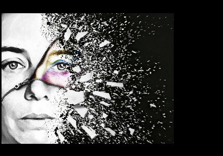 fouquet_evelyne's tweet image. My face #défragmentation #destruction #picture #photography #black #white #colors
